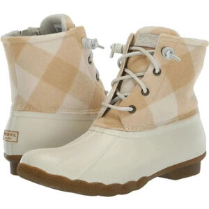Women's Saltwater Buffalo Check Duck Boot